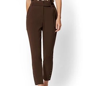 NY&Company Button Accent Slim Ankle Pant NWT 14